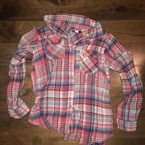 Plaid button down
